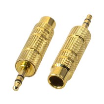 케이블마트 오디오케이블 스피커 음향 커넥터 모노 스테레오 캐논 TRS TS XLR RCA 3.5 5.5 6.3 이어폰 마이크 크기 변환 젠더 ㄱ자 꺾임 연결잭 커넥터, HA50 ST3.5/숫-5.5/암