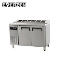 에버젠 직냉식 김밥테이블(1200) 2도어 UDS-12RGDE-NSV 올스텐 디지털, 1층까지 배송