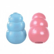 KONG PUPPY 콩 퍼피 콩장난감 소 중 대 노즈워크 긍정강화교육재료 이갈이, 스카이/소