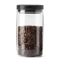 하리오 캐니스터 1000ml 블랙 MCN-300B, 1개