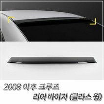 (테일 스포일러) 2008 크루즈 리어 바이저 글라스윙, 2008 이후 크루즈 리어 바이저 글라스윙 루프스포일러