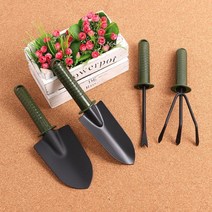 BUyuS화분갈이 원예도구 세발갈퀴 텃밭가꾸기 4종 모종삽굿딜 브이숍, 상세페이지 참조