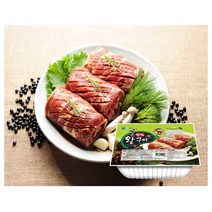 엄마손 까만콩 왕돼지 양념구이-1.4kgx1통(4대)4인분 돼지갈비 양념육, 1.4kg(4대)x1팩