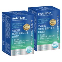 뉴트리딘 프리미엄 화이트 글루타치온 비타민C 2개입, 60정, 2개