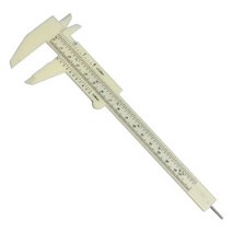 DIY 측정 도구 학생 캘리퍼스 측정 도구 1pcs150mm 버니어 캘리퍼스 조리개 깊이 직경 측정 목공 도구, 150mm beige