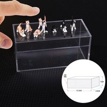 미니를사랑하는사람들 고급 투명 아크릴케이스 선물용 포장 케이스, 4호 직사각케이스