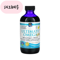 노르딕 내추럴스 고농축 오메가3 엑스트라 3 400mg 레몬 237 ml 48회분 비타민D 비타민디, 1개, 237ml
