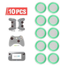 XBOX 360 콘솔게임 4 개 10PCS 미끄럼 방지 실리콘 아날로그 조이스틱 엄지 스틱 PS3의 PS4 PS5 X 박스 360 X 박스 하나의 컨트롤러에 대한 엄지 88, 10 개 녹색 흰색, 협력사
