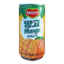 롯데칠성 델몬트 망고 180ml 30캔 미니캔 망고 주스, 30개