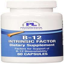 Progressive Labs B-12 Intrinsic Factor Supplement 60 Count, 1