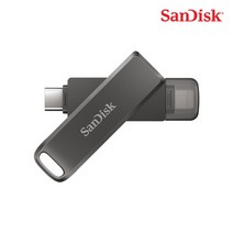 SOI 샌디스크 iXpand Flash Drive Luxe USB 3.0 64GB / IX7, 없음