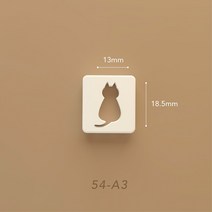 도자기공예 만들기 도구 물레 DIY새로운 동물 폴리머 클레이 커터 부활절 토끼 곰 비둘기 고양이 0.5mm 파, 03 Cat C