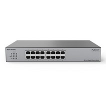 NEXT-2016GS 16Port Gigabit Ethernet Switch SOHO타입 19인치 렉가이드 제공*