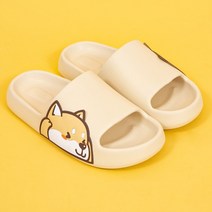 털신발 2022 여름 여성 귀여운 shiba inu 만화 홈 슬리퍼 커플 비치 패션 집