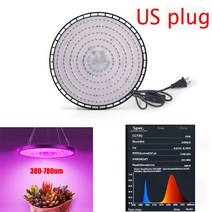 식물조명성장 led 220V 식물조명 380-780nm 3000K 5000K 수경재배기 모종심기식물재배기수경재배기, [01] Pink-US plug, [03] 200W, [01] LED 칩