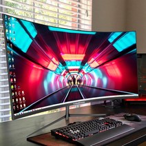 노트북 더블 모니터 와이드 24 27 32인치, 24와이드 검정 1K 144HZ