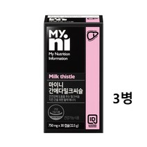 일동제약 밀크시슬 실리마린 밀크씨슬 130 간기능 간보호 간보조 간에좋은 간 건강 영양제 효능 추천 Milk thistl, 3개, 30캡슐