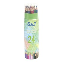 온비유 프리미엄 드로잉 색연필 17.5cm, 24색, 10개