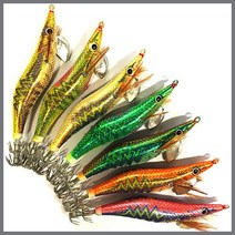 [동우상사] XO 클래식 에기 (쉘로우타입 야광눈) 레틀음 장착, 3.5호, D006