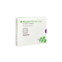메피렉스 보더 라이트 7.5x7.5cm 5매 메필렉스 Mepilex Border Lite, 메피렉스 보더 7.5x7.5cm 5매입 메필렉스 Mep, 1개