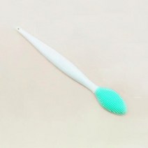 미소온열 갈바닉 얼굴 쿨링 스팀 고주파 1PC 실리콘 페이스 클렌징 브러쉬 효과적인 코 각질 제거기 여드름, 01 Green