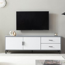 20평 아파트 거실장 티비 서랍장 수납 고급 신혼살림 인테리어 tv진열대, 핑크그레이