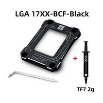 써멀라이트 LGA17XX-BCF 브래킷 인텔 12 세대 CPU 벤딩 교정 LGA1700/1800 버클 CNC 알루미늄, 01 black  1