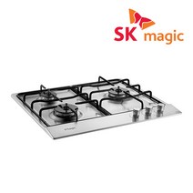 [할인쿠폰지급중] SK매직 2구/3구/4구(285x485/560x430-440/560x480/728x495mm) 가스 레인지 쿡탑 렌지 모음 GRAB221K 외, 배송만, LNG_3구_실버(코드식), GRAB322K(560x480)