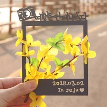 파티해(주문제작) 페이퍼 폴라로이드 토퍼 - 카메라, 브라운