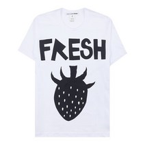 [라벨루쏘] [꼼데가르송] 코튼 반팔 티셔츠 FKT007 WHITE