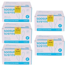 수성 멸균 면봉 (2매입 30포), 5박스
