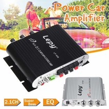 차량용 서브우퍼 Lepy-LP-838 12V 자동차 앰프 Hi-Fi 2.1 채널 MP3 MP4 DVD 전화 라디오 오디오 스테레오베, 한개옵션0