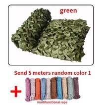 야외차양차광막그늘막 더블 보강 그물 사냥 훈련 네트 커버 자동차 텐트 멀티 사이즈, Pure green+3x5m