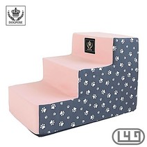 보더콜리 반려견스텝퍼 장모치와와 펫계단 3단 핑크, 상세페이지 참조