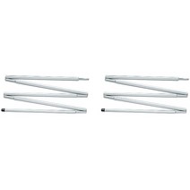 일본직발송 9. 스노우 피크(snow peak) 타프 라이트 타프 폴 125 2개 세트 TP -161 B000FUU62C, One Size_One Color, One Size_One Color, One Color