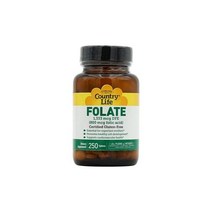 엽산 임산부엽산 Country Life 컨트리 라이프 메칠폴레이트 1333 mcg DFE 오렌지 맛 60 츄어블 타블렛