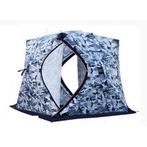 얼음낚시텐트 방수 방풍 낚시 큐브텐트 빙어 겨울, 클래식   2-3인 위장 색상