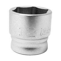 렌치 소켓 야마시타 공업 연구소 Koken 6각 ZEAL 2400MZ10 삽입각635x규격10mm 1개, 대변 치수:12mm, 삽입각 : 6.35mm