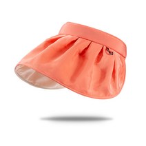 자외선 차단 모자 여하 자외선 차단 머리띠 차양 모자 얼굴 가리다 햇볕 모자 큰 모자챙 체크 조개 모자