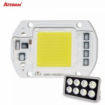 20w 전구 LED 매트릭스 20W 30W 50W 110V 220V 다이오드 어레이, Warm White/50W/220V, Warm White/50W/220V