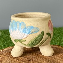 다육맘 수제화분 다육화분 꼬미1, 아이보리