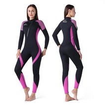 Rrtizan Wetsuit 여성 차가운 물 속 여성을 위한 3mm 피부 보호 잠수복 다이빙 서핑 수영을 따뜻한 전신, Medium