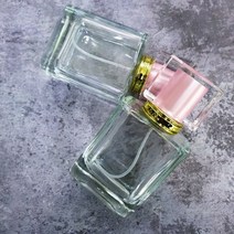 캔들바다 향수용기[퍼퓸글라스][향수공병] - 베이비핑크 스퀘어 50ml