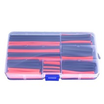 열수축튜브 수축 튜브 무탈피 전선커넥터 150pcs 열 수축 튜브 폴리올레핀 절연 슬리브 전기 연결 와이어, 02 With box