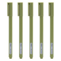 색연필 색 채점 색칠 연필 미술 5pc 영원한 hb 지울 수있는 잉크 없음 무료 선명하게 무제한 쓰기 학교 문구 사무용품, 녹색-5pcs