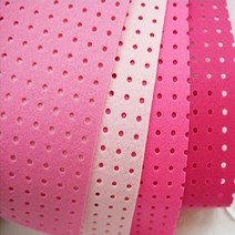 펠트대장 꼬매아트 타공펠트지 A4사이즈 ( 21cm X 29.7cm), 914(형광분홍), 1개