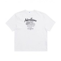 [New Best] 아더에러 테버 로고 티셔츠 화이트 Ader Error Tever Logo T-Shirt White 385319