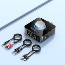 리모컨 블루투스 5.0 오디오 수신기 송신기 송수신기 스테레오 AUX USB TF카드 음악 무선 어댑터, B.본품(리모컨 X)+오디오 케이블 세트, 8849568393