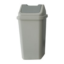 사각 대형 쓰레기통 50L 100L 블랙 네이비 휴지통, 6호 연회색