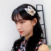 잎새_배씨댕기 한복머리장식 한복헤어밴드 한복헤어핀